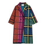 Bohemian Patchwork Print Coat