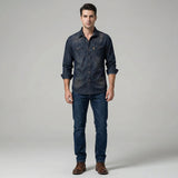 Denim Button-Up