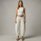Everly Barrel-Leg Denims