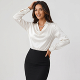 Cowl Collar Blouse