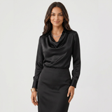 Cowl Collar Blouse