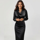 Cowl Collar Blouse