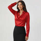 Cowl Collar Blouse