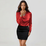 Cowl Collar Blouse