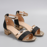 Alison Embellished Ankle Strap Sandal
