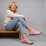 Meya Lace-Up Cushioned Sneaker