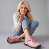Meya Lace-Up Cushioned Sneaker