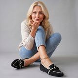 Maricela Pointed Toe Bow Loafer