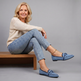 Maricela Pointed Toe Bow Loafer