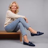 Maricela Pointed Toe Bow Loafer
