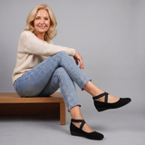 Jynna Cross Strap Ballet Flat