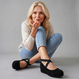 Jynna Cross Strap Ballet Flat