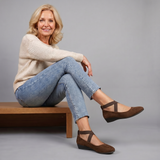 Jynna Cross Strap Ballet Flat