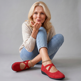 Jynna Cross Strap Ballet Flat