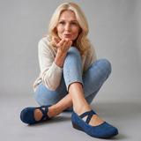 Jynna Cross Strap Ballet Flat